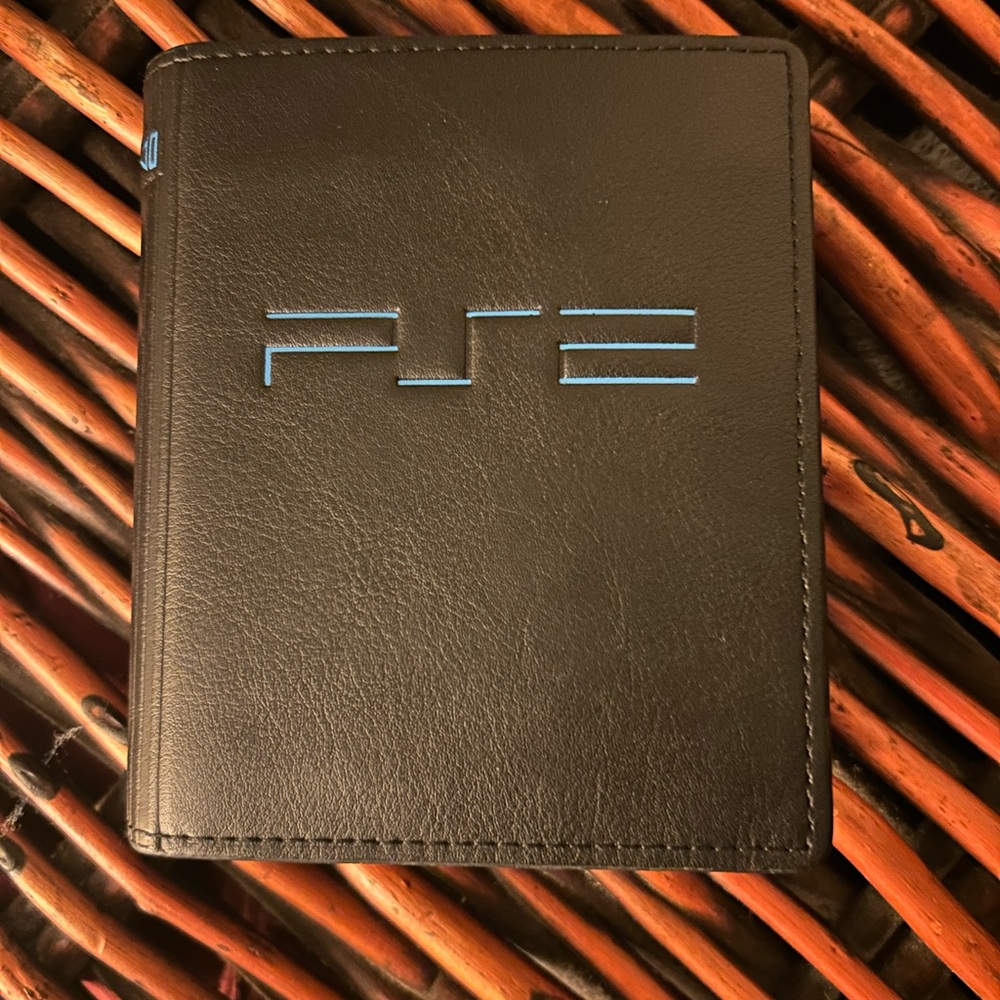 Sony Black Leather PS3 Game Organizer